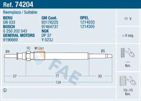 Fae 74204 - Calentador Termoplus