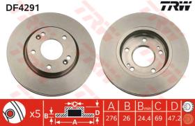 TRW DF4291 - Jgo Discos De Freno