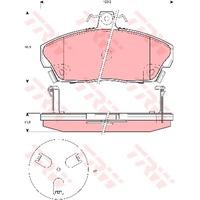 TRW GDB3267 - Pastillas De Freno