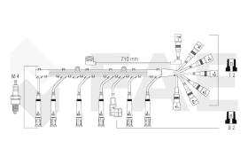Fae 85910 - Cable De Bujia Antiparasitario