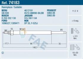 Fae 74183 - Calentador Termoplus