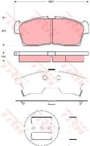 TRW GDB3411 - Pastillas De Freno