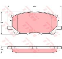 TRW GDB3397 - Pastillas De Freno