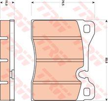 TRW GDB270 - Pastillas De Freno