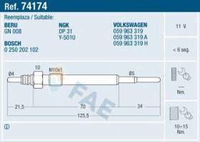 Fae 74174 - Calentador Termoplus