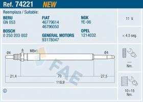 Fae 74221 - Calentador Termoplus