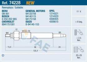 Fae 74228 - Calentador Termoplus