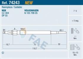 Fae 74243 - Calentador Termoplus