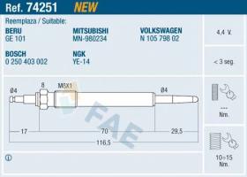 Fae 74251 - Calentador Termoplus