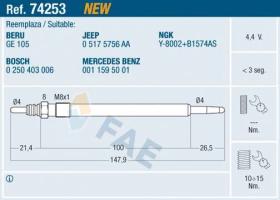 Fae 74253 - 74253 Calentador Termoplus