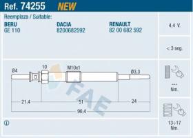 Fae 74255 - 74255 Calentador Termoplus