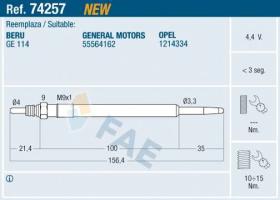 Fae 74257 - 74257 Calentador Termoplus