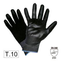 JBM 51636N - GUANTES CON PALMA REFORZADA DE POLIURETANO T. 10 - MODELO NU