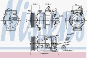 Nissens 89020 - 89020 Nissens Compresores