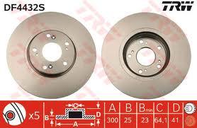 TRW DF4432S - Disco Freno