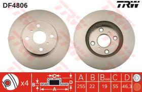 TRW DF4806 - Jgo Discos Freno