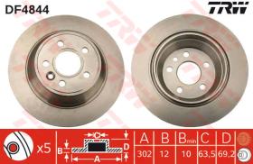 TRW DF4844 - Jgo Discos Freno