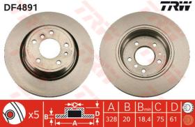 TRW DF4891 - Jgo Discos Freno