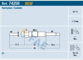 Fae 74258 - 74258 Calentador Termoplus