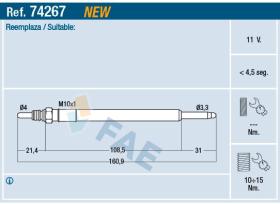 Fae 74267 - 74267 Calentador Termoplus