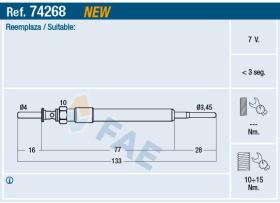 Fae 74268 - 74268 Fae Calentador Termoplus