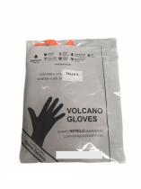 Guantes VOLCANO-S4 - Guantes nitrilo diamantados (naranjas) 4 unidades talla s