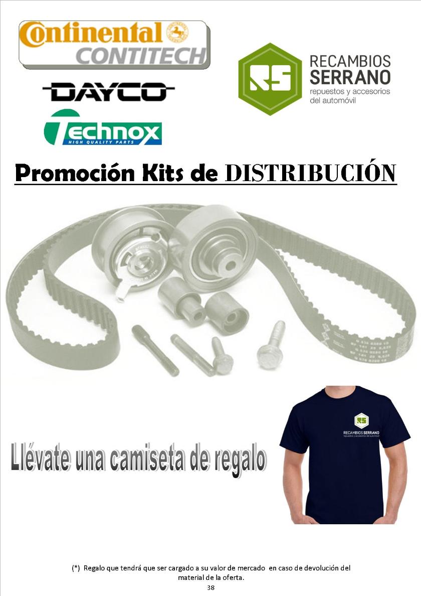 Un kit distribución = 1 camiseta